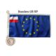 Bandera UE / Polska 19 x 35cm POLIESTER 100%