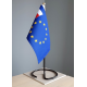 Stojak + flaga gabinetowa Unia Europejska  + RP